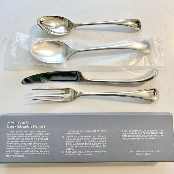 MCM DANSK Torun SP Japan Silverplate Flatware, Set Of 4, AS IS, Read Description - Picture 9 of 10